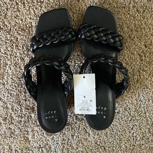 A New Day Basil Mule Heels